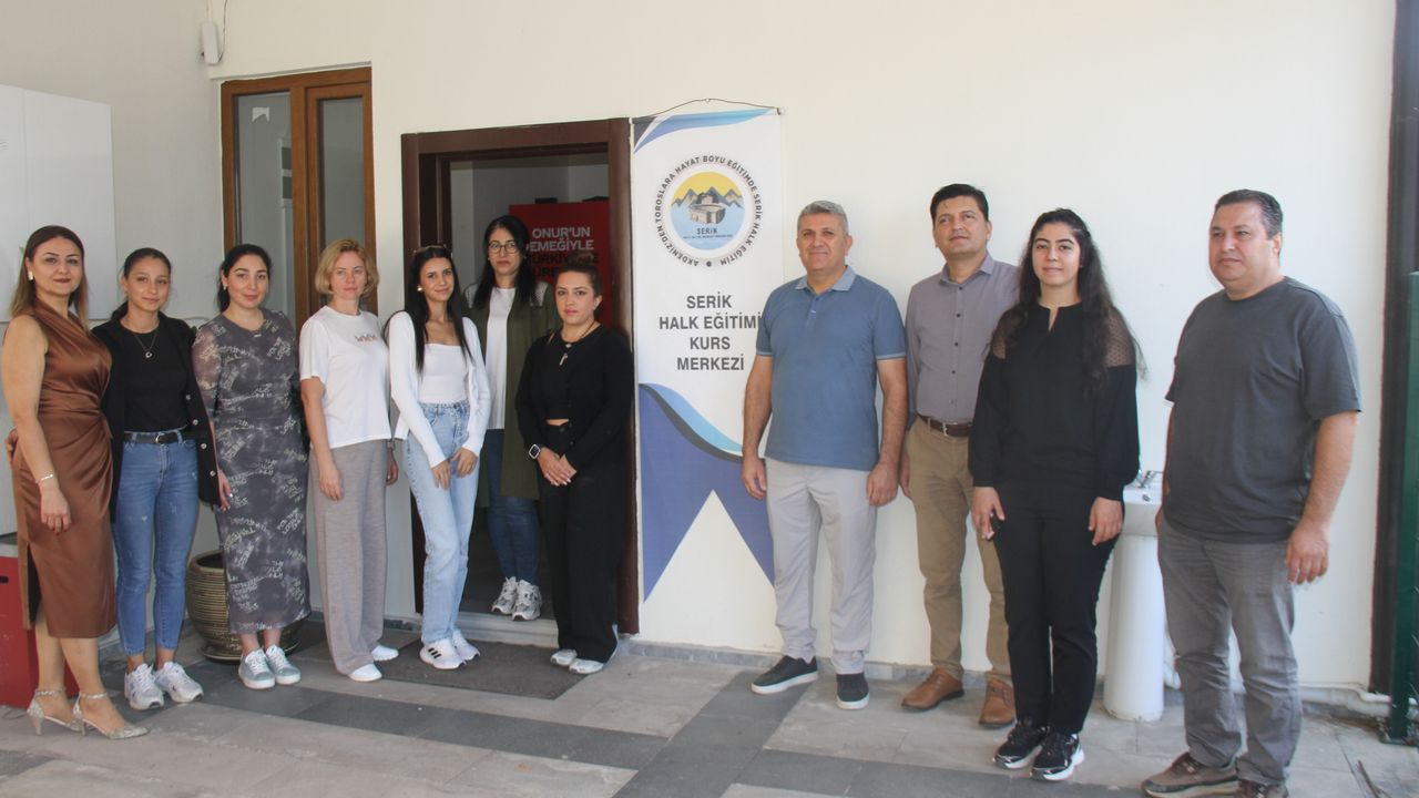 Serik’te protez tırnak kursu başladı, sertifika verilecek