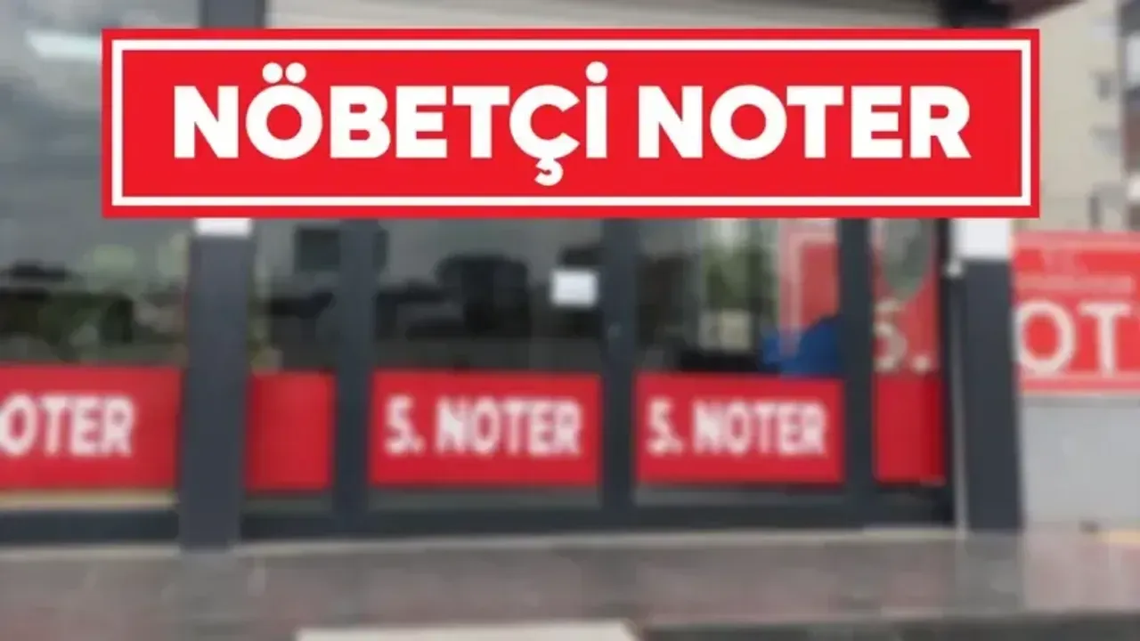 Antalya nöbetçi noter listesi ve Pazar günü açık olan noterler