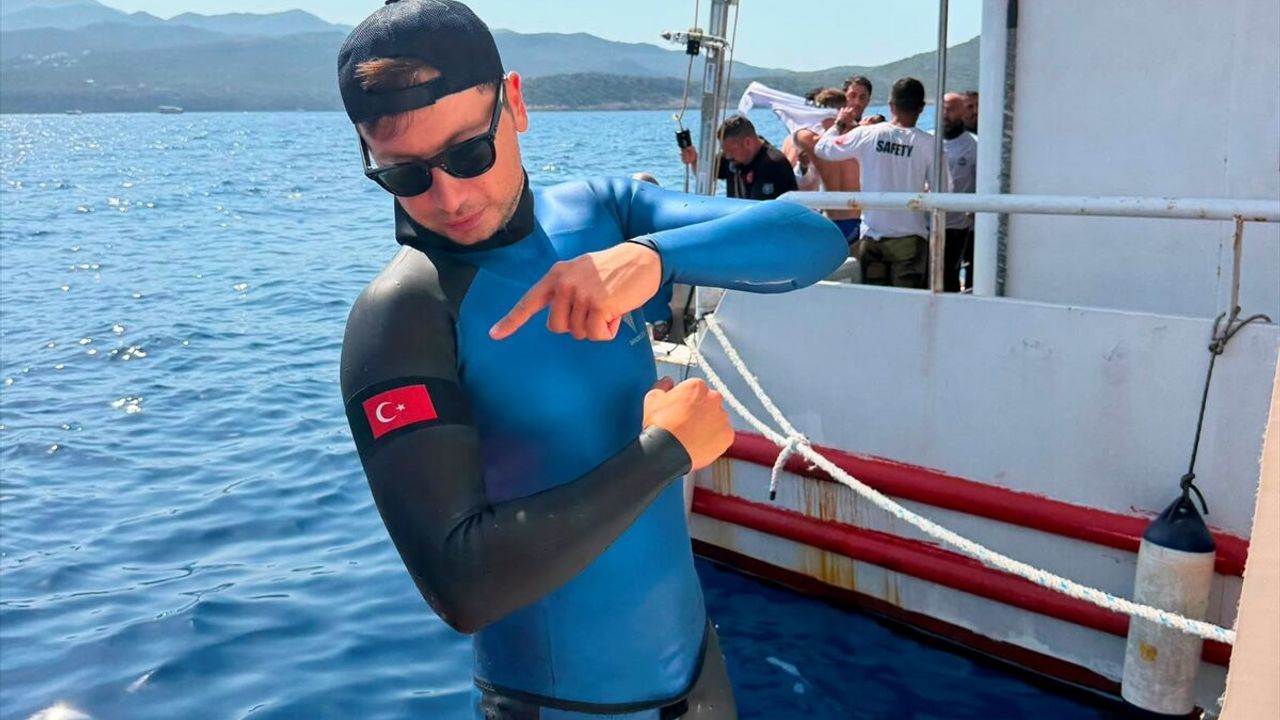 Görkem Gedik, serbest dalışta Türkiye şampiyonu