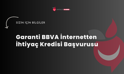 Garanti BBVA İnternetten İhtiyaç Kredisi Başvurusu