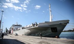 Gazze'ye İnsani Yardım Malzemesi Taşıyan 7. Gemi Mersin'den Hareket Etti