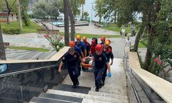 Antalya’da falezlerden düşen kişi ağır yaralandı
