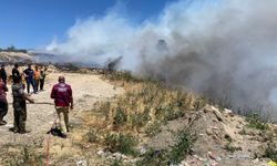 Mersin Gülnar'da Korkutan Yangın Çöplükte Başladı Ormana Sıçradı
