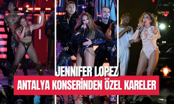 Jennifer Lopez Antalya konserinden özel kareler
