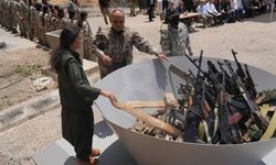 PKK terör örgütü silahlarını imha etti