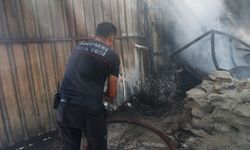 Antalya’da mobilya atölyesindeki yangın kontrol altına alındı