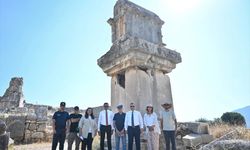 Vali Şahin, Xanthos ve Patara antik kentlerini inceledi