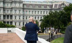 Trump, Beyaz Saray’ın çatısında yürüyüş yaptı