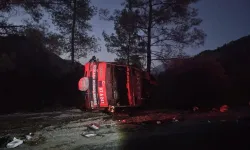 Antalya’da arazöz devrildi: 2 orman işçisi yaralandı