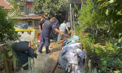Antalya Kepez’de gecekonduda yangın söndürüldü