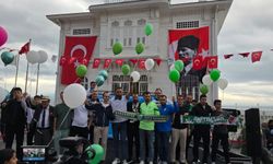 Lösemiyi yenen 11 yaşındaki Ali Demir balonlarla karşılandı
