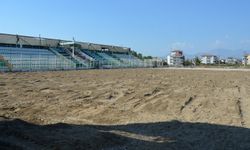 Serik’te İsmail Ogan Stadyumu tadilatı durduruldu