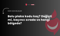Bolu plaka kodu kaç? Değişti mi, kaçıncı sırada ve hangi bölgede?