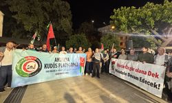 Antalya ve Burdur’da İsrail’in Sumud Filosu saldırısına protesto