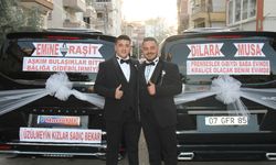 Serik’te iki kardeş aynı gün dünyaevine girdi