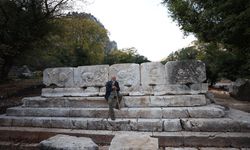 Termessos Antik Kenti’nde 14 metrelik anıt mezarlar ayağa kalkıyor