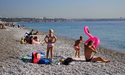 Antalya’da kasım ayında yazdan kalma günler