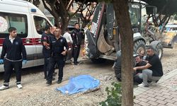 Antalya’da kepçe kazasında yaşlı adam hayatını kaybetti