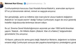 Bakan Ersoy’dan 10 Kasım’a özel Atatürk belgeseli paylaşımı