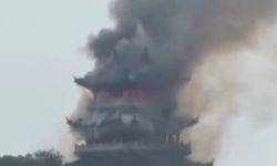 Çin’de 1500 yıllık Yongqing Tapınağı’nda yangın çıktı