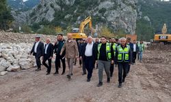 Kumluca’da altyapı yatırımları yerinde incelendi