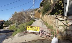 Alanya’da heyelan paniği: Evler tahliye edildi, o anlar kamerada