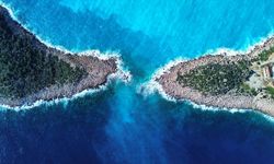 Kaputaş Plajı’nda yağmur sonrası turkuaz şölen