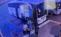 Devrilen otobüsün kaza öncesi görüntüleri ortaya çıktı