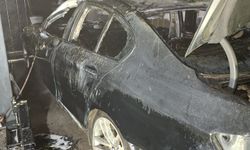 Alanya’da oto tamirhanesinde çıkan yangın söndürüldü