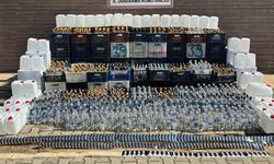Alanya’da 1750 litre kaçak ve etil alkol ele geçirildi