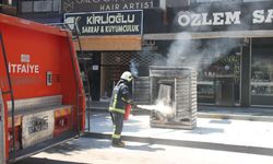Serik’te elektrik trafosunda yangın çıktı