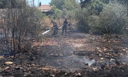 Antalya’da hurda için yakılan çekyat yangına neden oldu