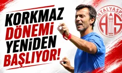 Antalyaspor'da Bülent Korkmaz dönemi yeniden başlıyor
