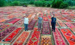 Döşemealtı’nın halı tarlaları yeniden renklendi