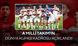 A Milli Takım’ın Dünya Kupası kadrosu açıklandı
