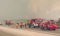 Kumluca’da orman yangını: D-400 kara yolu kapatıldı