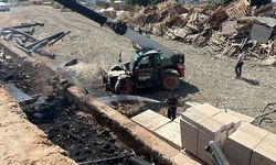 Alanya’da üniversite inşaatında yangın çıktı
