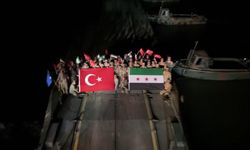 TSK’dan Fırat Nehri’ne yüzer köprü