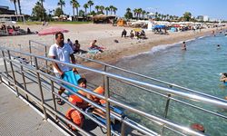 Antalya’daki engelsiz plajlardan 45 bin kişi yararlandı