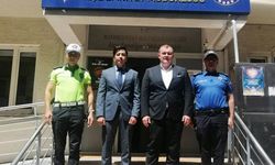 Korkuteli Kaymakamı Yılmazer’den Emniyet Müdürlüğü ziyareti