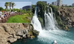 Düden Şelalesi turistlerin gözdesi oldu