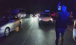 Manavgat’ta köpeğe çarpan araç devrildi, 5 araç çarpıştı