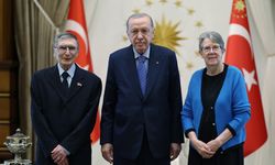 Nobel ödüllü bilim insanı Aziz Sancar’ı kabul etti