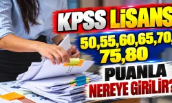 KPSS lisans: 50-80 puanla nereye girilir, atanılır?