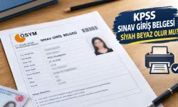 KPSS giriş belgesi renkli mi olmalı? İşte yanıt