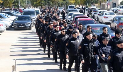 'Kıskaç-40' Operasyonunda Gözaltına Alınan 77 Şüpheli, Adliyede
