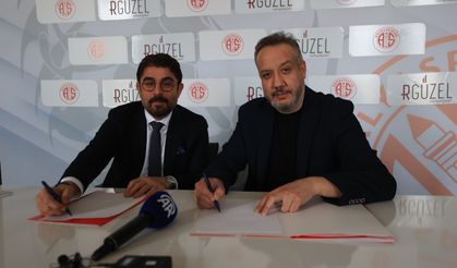 Antalyaspor, RGÜZEL İnşaat ile Forma Göğüs Sponsorluğu Anlaşması İmzaladı