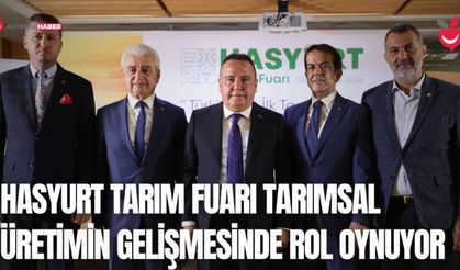 Antalya'da 27. Hasyurt Tarım Fuarı 8 Mayıs'ta Başlayacak