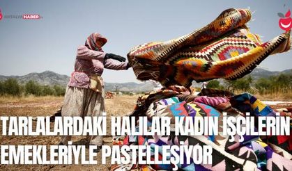 Tarlalardaki Halılar Kadın İşçilerin Emekleriyle Pastelleşiyor