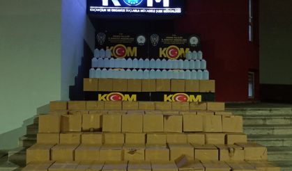 Adana’da 1690 litre kaçak etil alkol ele geçirildi